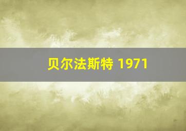 贝尔法斯特 1971